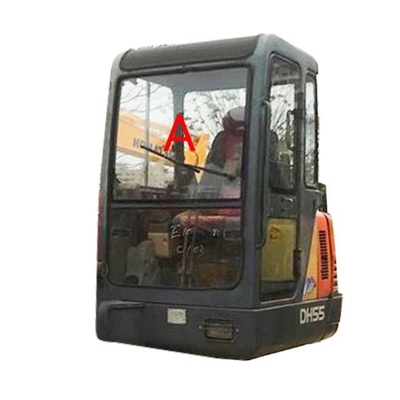 Фронт кабины экскаватора DAEWOO DH55 стеклянный вверх по положению a 5mm толстому