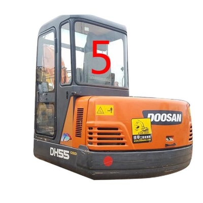 Белое положение NO.5 DAEWOO DH55 стекла кабины экскаватора заднее бортовое