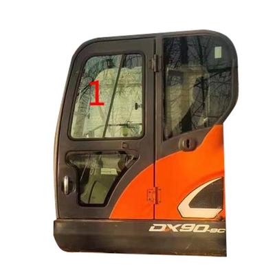 Кабина экскаватора DX70 DX90-9C вышла бортовое стеклянное лобовое стекло положения NO.1 скоса