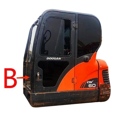 Фронт DX70 DH130 DH170 DOOSAN стеклянный вниз с лобового стекла b положения