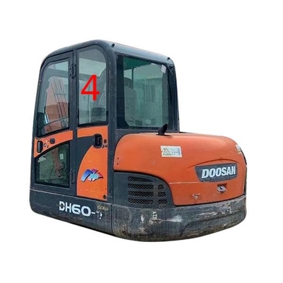 Стекло кабины DH55 DOOSAN для положения NO.4 левой двери землекопов зеленого заднего