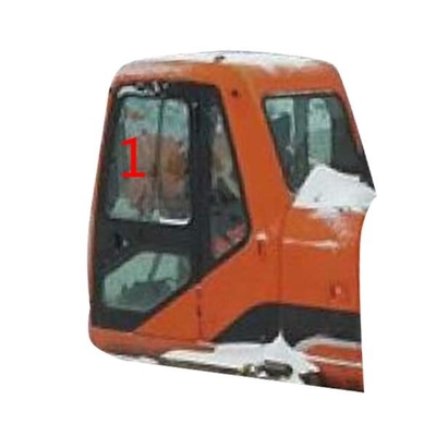 Положение NO.1 левого скоса стекла DX220LC-7 DX225LC-9 DOOSAN бортовое закалило стекло кабины экскаватора