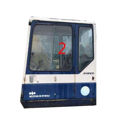 Левое закаленное стекло для экскаватора KOMATSU замены лобового стекла