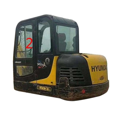Положение NO.2 замены окна двери экскаватора HYUNDAI R60-7 левое прямое бортовое