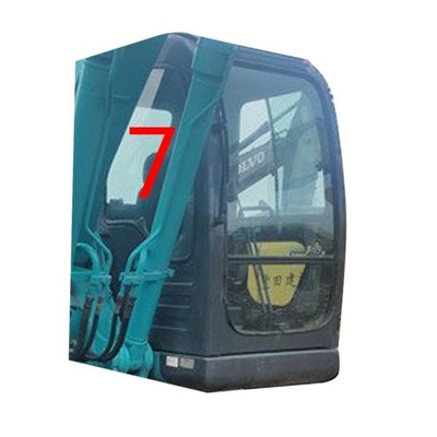Лобовое стекло положения NO.7 правильной стороны экскаватора SK-6 SK-8 SK230-6 KOBELCO стеклянное закалило стекло