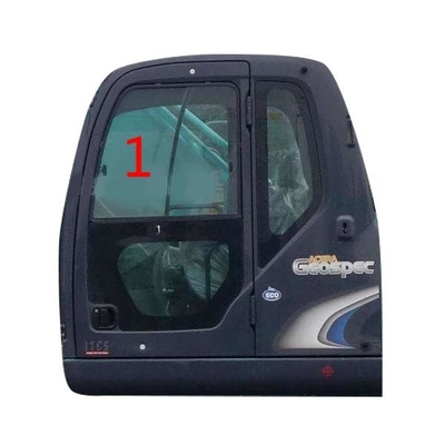 Стекло экскаватора SK-6 SK-8 SK230-6 KOBELCO закалило положение NO.1 левого скоса бортовое