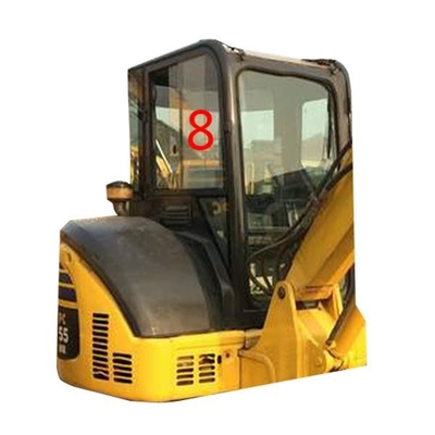 Положение No.8 правильной стороны замены окна экскаватора KOMATSU PC55MR ТОЧКИ