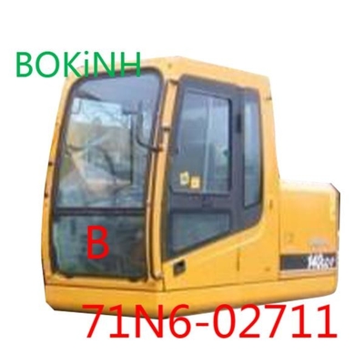 кабина экскаватора фронта 71N6-02711 HYUNDAI стеклянная закалила стекло вниз с лобового стекла b положения