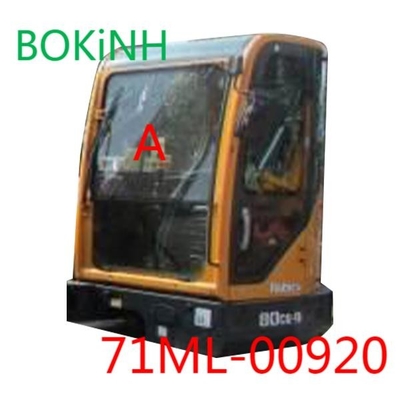 Положение стеклянной кабины фронта 71ML-00920 HYUNDAI верхнее закаленное стекло