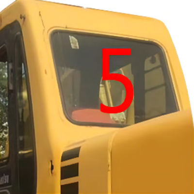 сторона NO.5 толстой KOMATSU 580mm кабины высоты 5mm стеклянная задняя