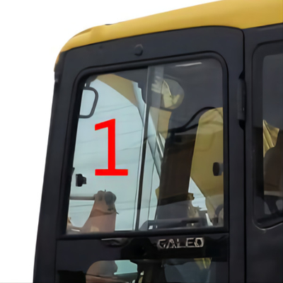 Положение кабины daewoo KOMATSU стеклянное левое бортовое наклоняет NO.1 5mm толстое