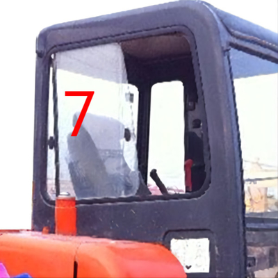 Положение NO.7 правильной стороны кабины KOMATSU экскаватора DAEWOO DH55 ТОЧКИ стеклянное