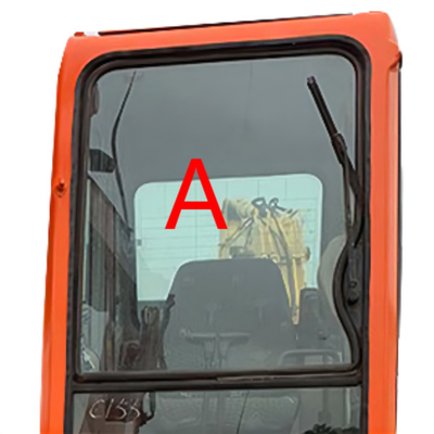 Фронт замены DOOSAN Windscreen экскаватора DX225LC-7 DX150LC-7 вверх по положению a