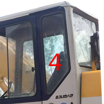 Стекло кабины экскаватора KOMATSU для положения No.4 левой двери землекопов заднего бортового