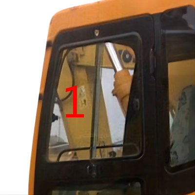Лобовое стекло R225-7LC R140-7LC закалило скос NO.1 положения стеклянного экскаватора HYUNDAI левый бортовой