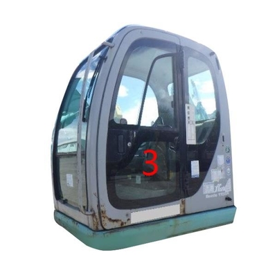 Замена Windscreen зеленого цвета низшей должности NO.3 левой двери экскаватора OEM KOBELCO стеклянная