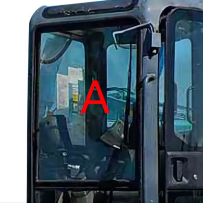 Фронт экскаватора CE KOBELCO стеклянный вверх по замене окна землекопа