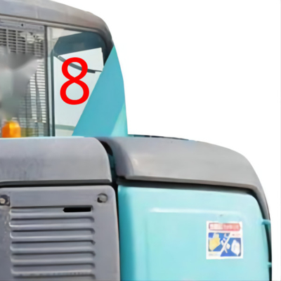 Положение NO.8 правильной стороны стекла KOBELCO кабины экскаватора температуры устойчивое