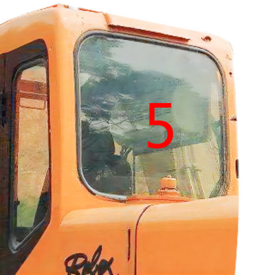 Сторона NO.5 HYUNDAI стекла окна экскаватора R210-5D задняя закалила стекло