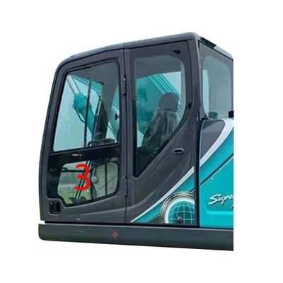 лобовое стекло низшей должности NO.3 левой двери экскаватора 900mm KOBELCO стеклянное