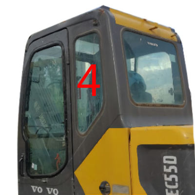 Положение NO.4 двери левой стороны стекла окна лобового стекла EW55C VOLVO заднее