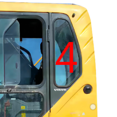 Лобового стекла замены землекопа EC360B VOLVO положение No.4 мини стеклянного левое заднее бортовое