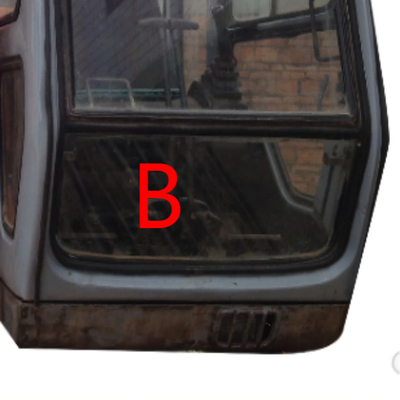 Белая передняя замена окна экскаватора ХИТАЧИ стекла Windscreen