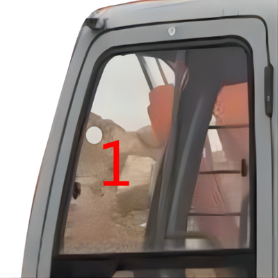 5mm закаленное положение NO.1 левой двери замены Windscreen экскаватора