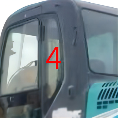 Стекло лобового стекла левой двери SK-8 SK-6 SK230-6 заднее закалило