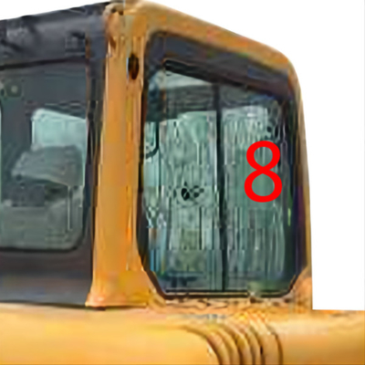 Положение No.8 правильной стороны лобового стекла экскаватора RoHS Volvo