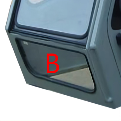 замена Windscreen экскаватора 755mm 310mm закалила фронт вниз со стекла