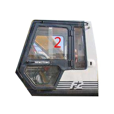 Лобовое стекло левой двери закалило стеклянную замену SUMITOMO SH280 S280