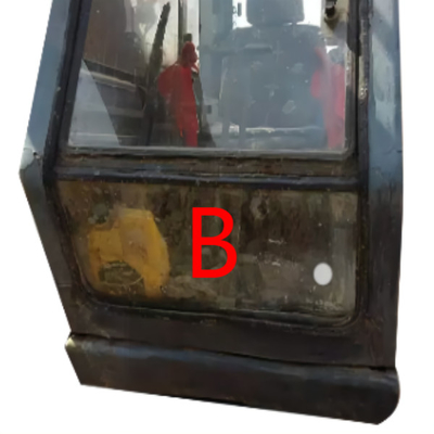 Windscreen кабины машины конструкции замены окна двери экскаватора S280 передний