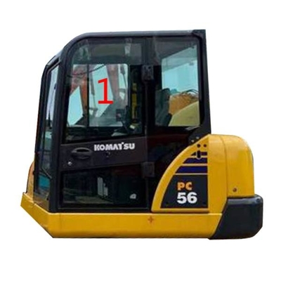 Положение NO.1 большие стеклянные 5mm кабины PC56-7 PC56 KOMATSU стеклянное левое бортовое толщиной