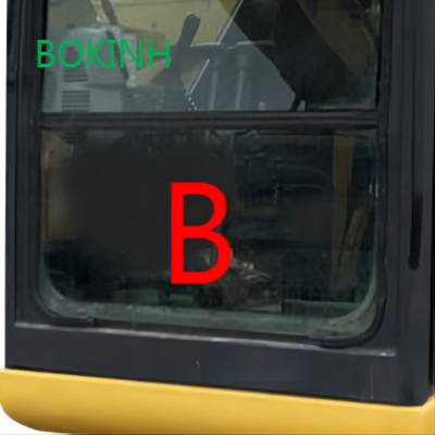 Фронт PC70-8 вниз со стекла b положения экскаватора KOMATSU стеклянной закаленного заменой