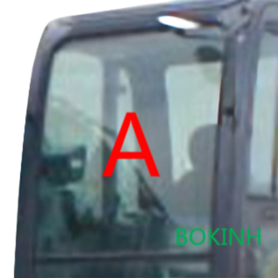 Закаленный фронт экскаватора лобового стекла KOBELCO стеклянный вверх по положению SK200-7 SK210-7 SK-7