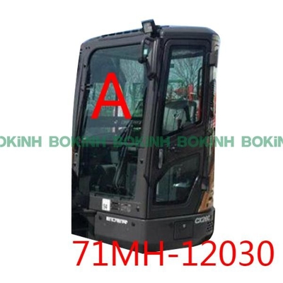 Верхушка фронта кабины экскаватора 71MH-12030 HYUNDAI стеклянная закалила лобовое стекло 5MM толщиной